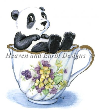 Diamond Painting Canvas - QS Teacup Panda - Click Image to Close